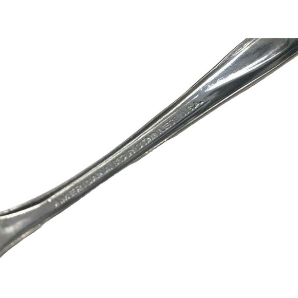 Americana Star Starburst Tea Spoon Atomic MCM Modern Stainless Flatware USA - Picture 5 of 6